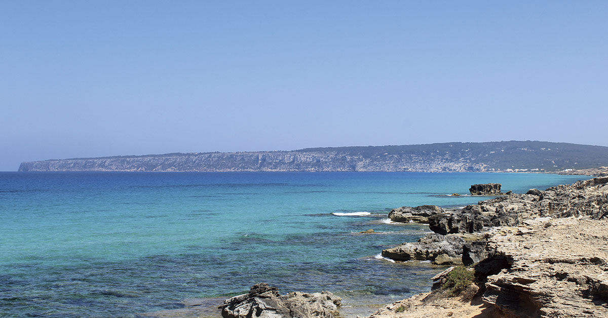 ruta en barco por formentera